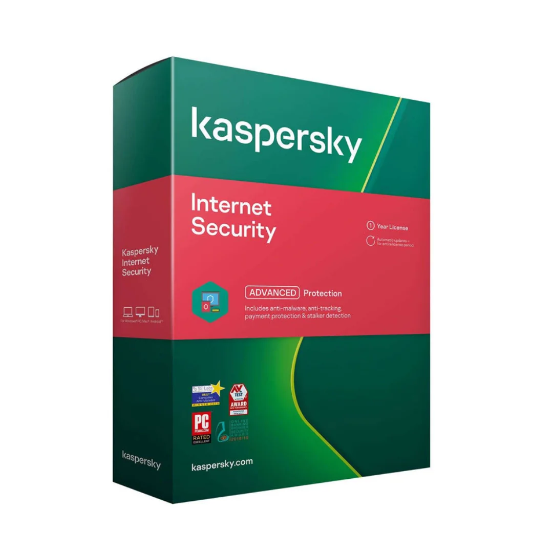 Kaspersky Internet Security 3 PC 1 Year