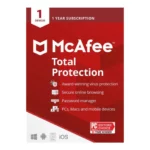 Mcafee total protection 1 pc 1 year