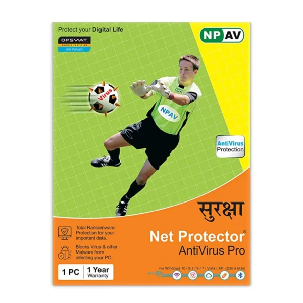 Net Protector AntiVirus Pro 1 PC 1 Year NPAV
