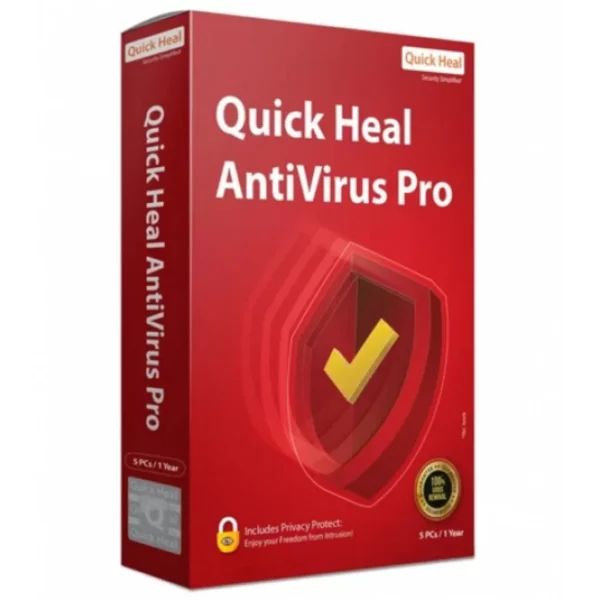 Quick Heal AntiVirus Pro 5 PC 1 Year New