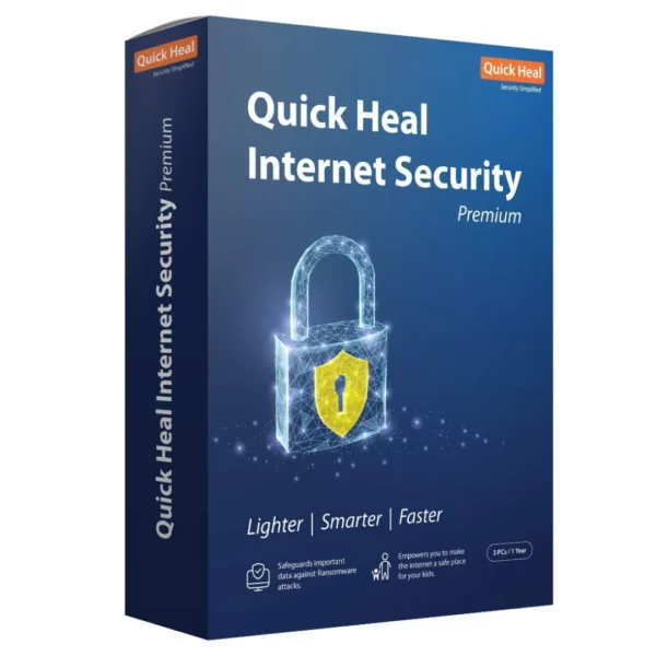 Quick Heal Internet Security 3 PC 1 year New